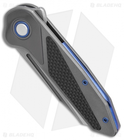 Luma Blades Merc Commander Frame Lock Knife Zirc/CF/Ti (3.3" Satin)