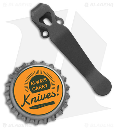 Lynch Northwest Short Titanium Benchmade Pocket Clip (Sandwashed)