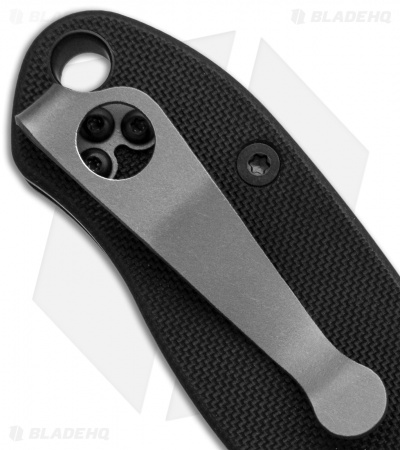 Lynch Northwest Spyderco Para 3 Ti Pocket Clip (Sandwashed) NW