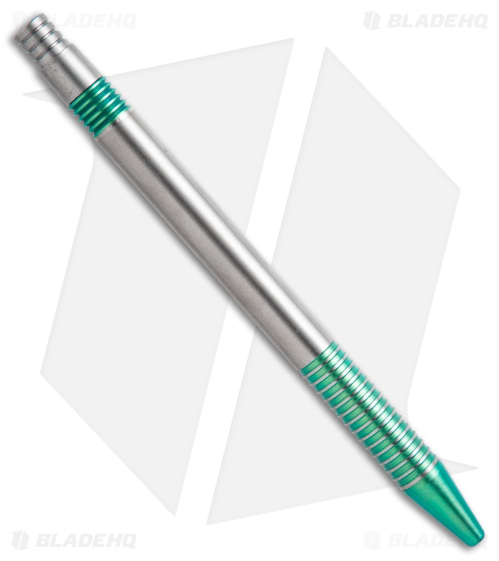 Matthew Martin Tactical 375 Series Unique #1 Green Ano Titanium Click Pen