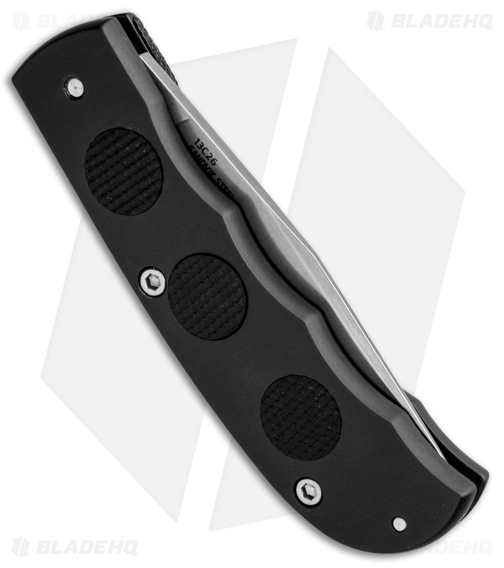 MCM HighTech Hidden Release Automatic Knife Black (3.25" Stonewash) 