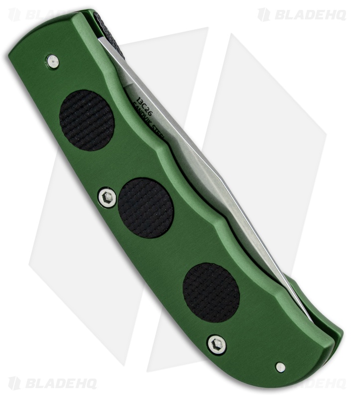 MCM HighTech Hidden Release Automatic Knife Green (3.25" Stonewash) 