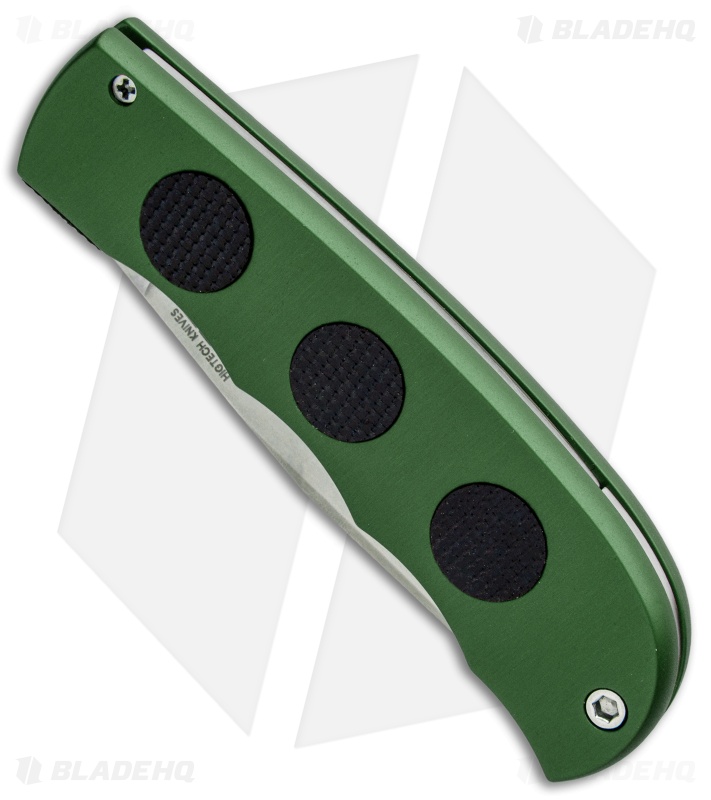 MCM HighTech Hidden Release Automatic Knife Green (3.25" Stonewash) 