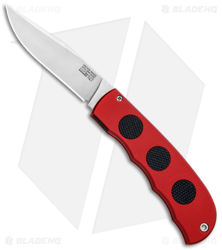 MCM HighTech Hidden Release Automatic Knife Red (3.25" Stonewash) 
