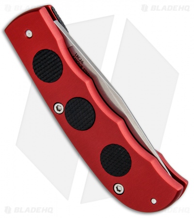 MCM HighTech Hidden Release Automatic Knife Red (3.25" Stonewash) 