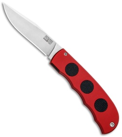 MCM HighTech Hidden Release Automatic Knife Red (3.25" Stonewash) 