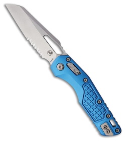 Microtech MSI Sheepsfoot Ram-Lok Blue Aluminum (3.75 Stonewash)