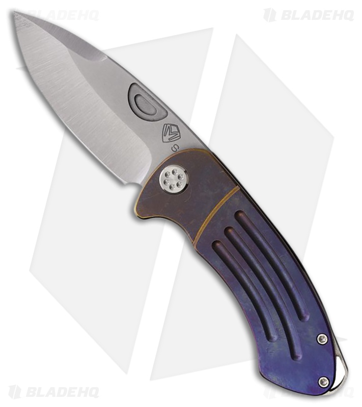 Medford Theseus Frame Lock Knife Bronze & Violet Fade (3.6" Stonewash)