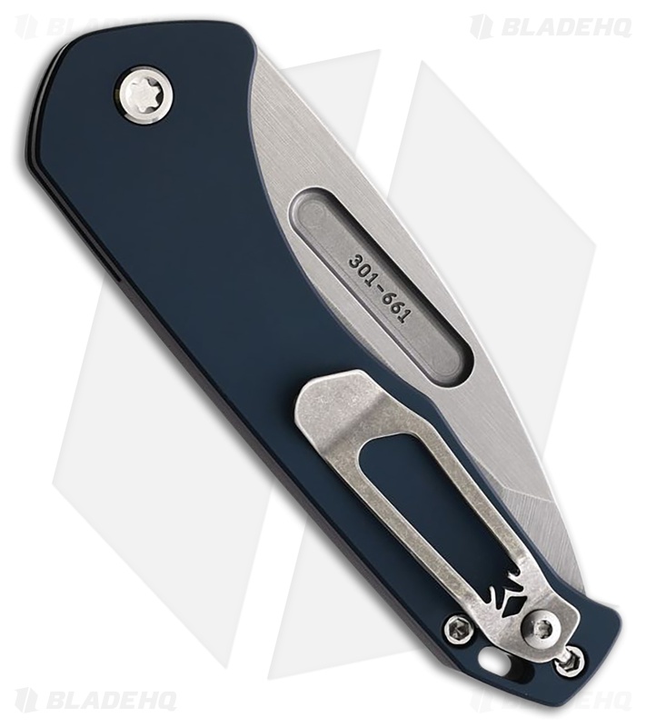 Medford Praetorian Swift Automatic Knife Blue Aluminum (3.3" Tumbled)