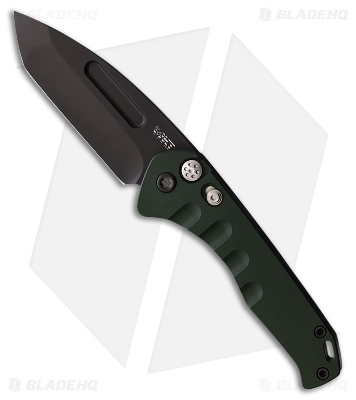 Medford Praetorian Swift Automatic Knife Green Al - Blade HQ