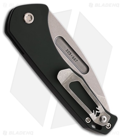 Medford Auto Swift S35VN Tanto Green Aluminum (3.25" Tumbled)