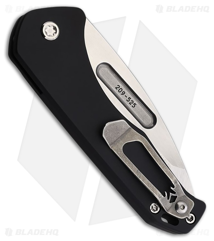 Medford Auto Swift S35VN Tanto Black Aluminum (3.25" Tumbled)