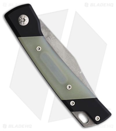 Mercury LUC Slip Joint Knife Natural G-10/Black Aluminum (3.2" SW)