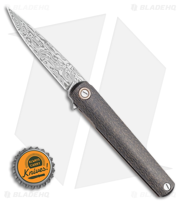 MKM Zieba Flame Frame Lock Knife Limited Edition CF (2.9