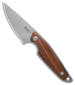 MKM-Maniago Knife Makers Makro 1 Fixed Blade Knife Santos Wood (2.9&quot; Satin) | 206898