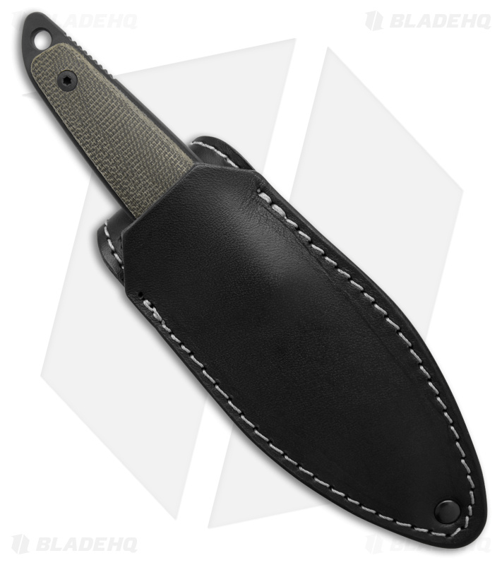 MKM-Maniago Knife Makers Makro 2 Green Mic (Blk) - Blade HQ