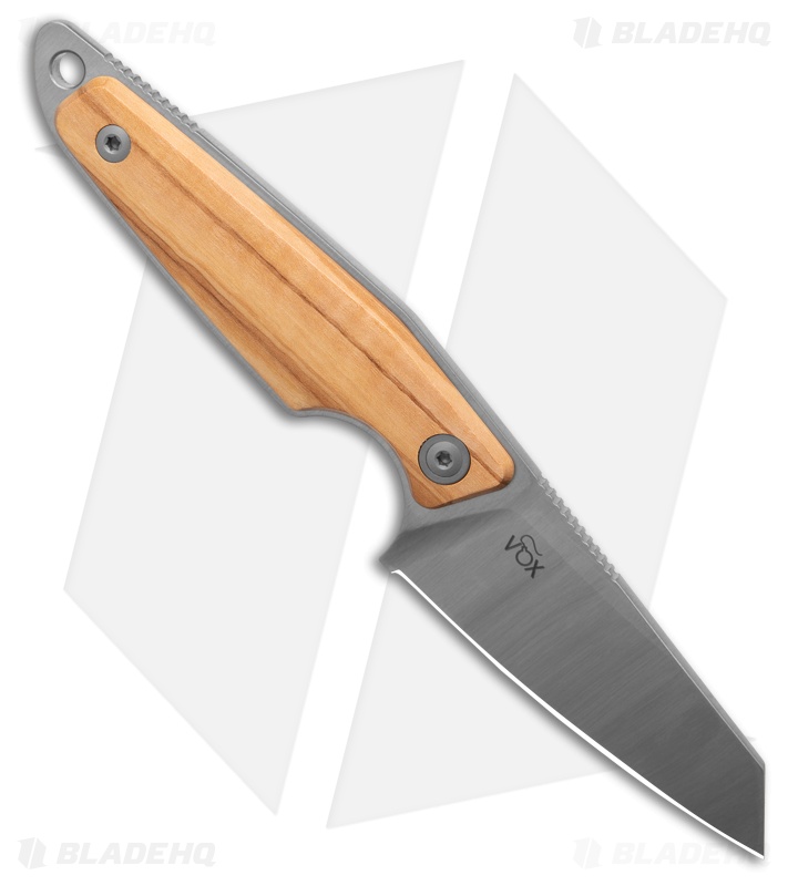 MKM-Maniago Knife Makers Makro 2 Fixed Blade Knife Olive Wood (2.8" Satin)
