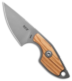 MKM Voxnaes Mikro 1 Fixed Blade Knife Olive Wood (2" Satin)