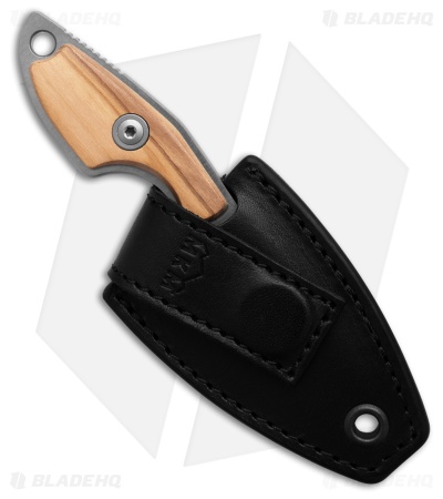 MKM Voxnaes Mikro 2 Fixed Blade Knife Olive Wood (Satin)