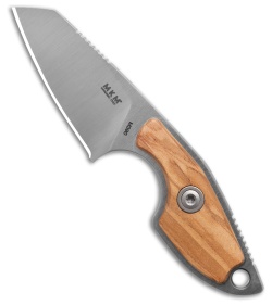 MKM Voxnaes Mikro 2 Fixed Blade Knife Olive Wood (2" Satin)