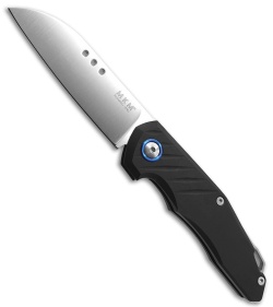 MKM Anso Root Slip Joint Knife Black Aluminum(2.8" Satin)