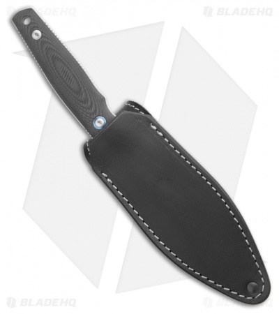 MKM Terzuola TPF Defense MagnaCut Fixed Blade Knife Black G-10 (3.3" Stonewash)