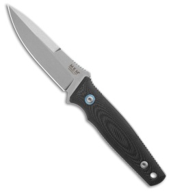 MKM Terzuola TPF Defense MagnaCut Fixed Blade Knife Black G-10 (3.3" Stonewash)