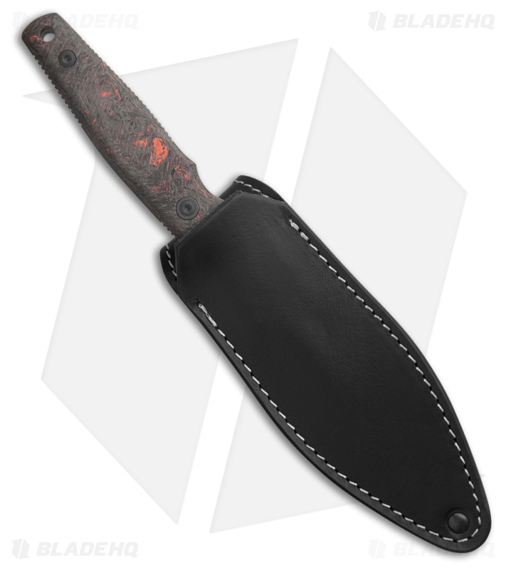 MKM TPF Defense MagnaCut Fixed Blade Knife Fat Carbon Black/Red (3.8" SW)