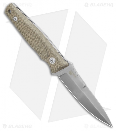 MKM Terzuola TPF Defense MagnaCut Fixed Blade Knife Green Micarta (3.3" SW)