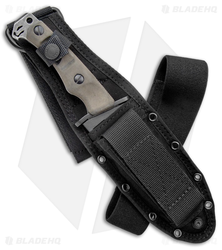 Mac Coltellerie Sanmarco Military Fixed Blade Knife OD Green (5.7" Serr SW)
