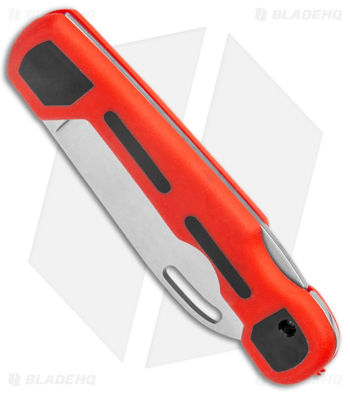Mac Coltellerie Skippy Marine Serrated Folding Knife  Red/Black (3.25" Satin)