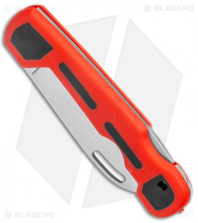 Mac Coltellerie Skippy Marine Serrated Folding Knife  Red/Black (3.25" Satin)