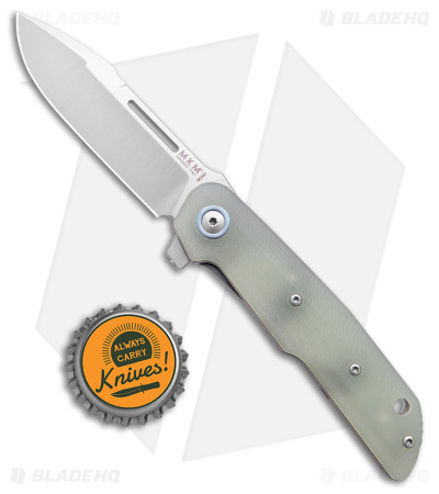 MKM Terzuola Clap Liner Lock Knife Jade G-10 (3" Satin)