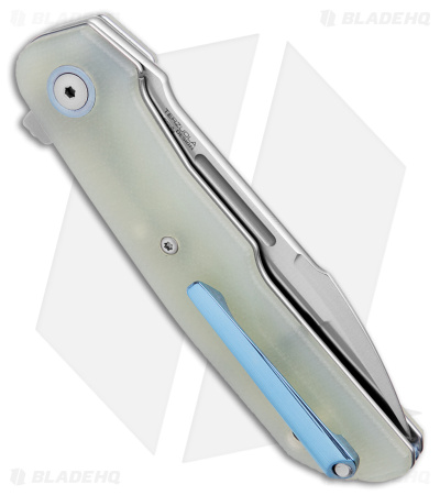 MKM Terzuola Clap Liner Lock Knife Jade G-10 (3" Satin)