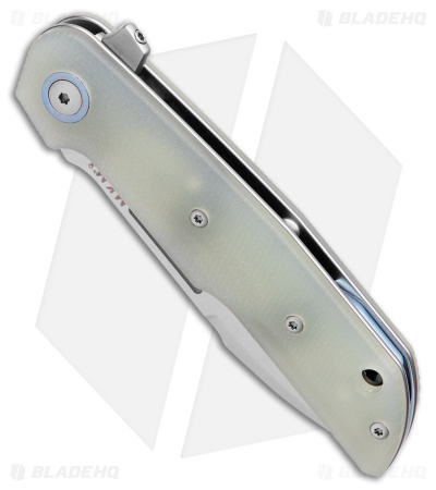 MKM Terzuola Clap Liner Lock Knife Jade G-10 (3" Satin)