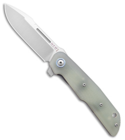 MKM Terzuola Clap Liner Lock Knife Jade G-10 (3" Satin)