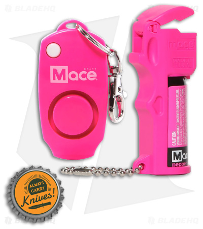Mace Pocket Model  2-in-1 Alarm/Pepper Spray Combo Polymer (Pink)