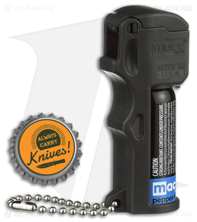 Mace  Brand Triple Action Pocket Model Pepper Spray Polymer (Black)