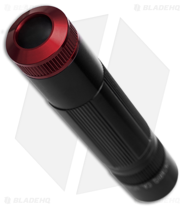 Maglite XL50 LED Tactical Flashlight Black/Red - Blade HQ