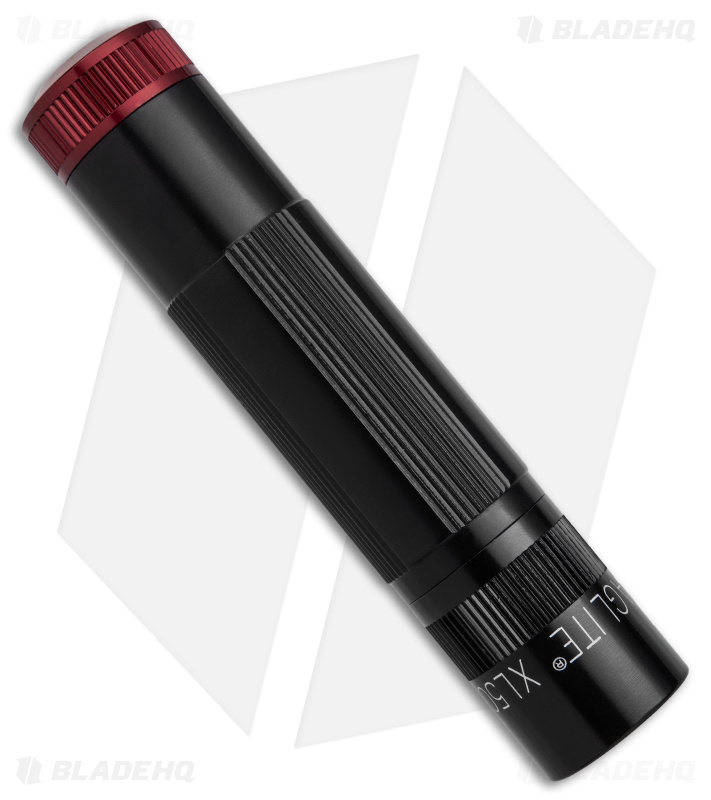 Maglite XL50 LED Tactical Flashlight Black/Red - Blade HQ