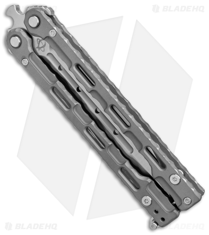 Mantis Mothra Dagger Balisong Butterfly Knife Titanium (4.5" Satin)