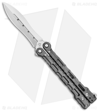 Mantis Mothra Dagger Balisong Butterfly Knife Titanium (4.5" Satin)