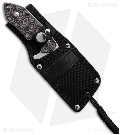 Marbles MR560 Fixed Blade Knife Black/Tan G-10 (3.25" Satin/Stonewash)