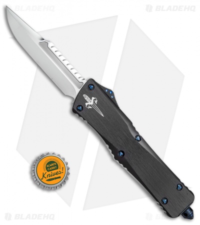 Marfione Custom Combat Troodon Interceptor w/ Blue Ti Hardware (3.8" Mirror)