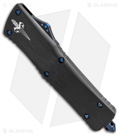Marfione Custom Combat Troodon Interceptor w/ Blue Ti Hardware (3.8" Mirror)
