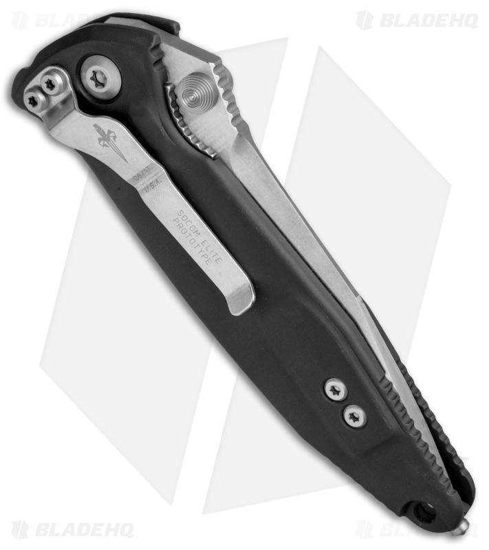 Marfione Custom Socom Elite Prototype Clip Point Manual Knife (4" Stonewash)