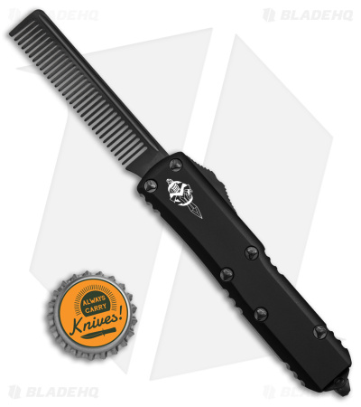Microtech Marfione Custom Tactical Beard Comb Black (DLC Stonewash)