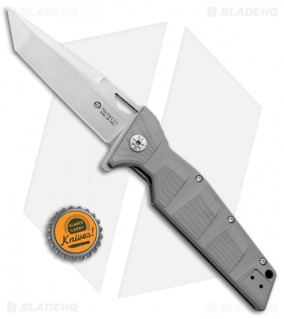Maserin Artiglio Tanto Knife Steel/Grey G10 (3.75" Stonewash) 420G10G