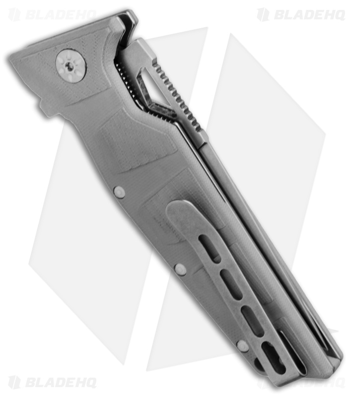 Maserin Artiglio Tanto Knife Steel/Grey G10 (3.75" Stonewash) 420G10G