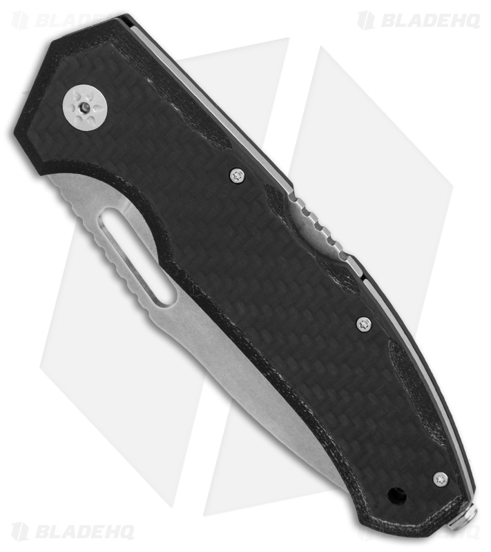 Maserin Nimrod Lockback Knife Carbon Fiber (3.5" Stonewash) 480CN